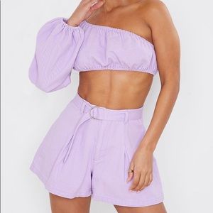 Pretty Little Thing Lilac Short Set